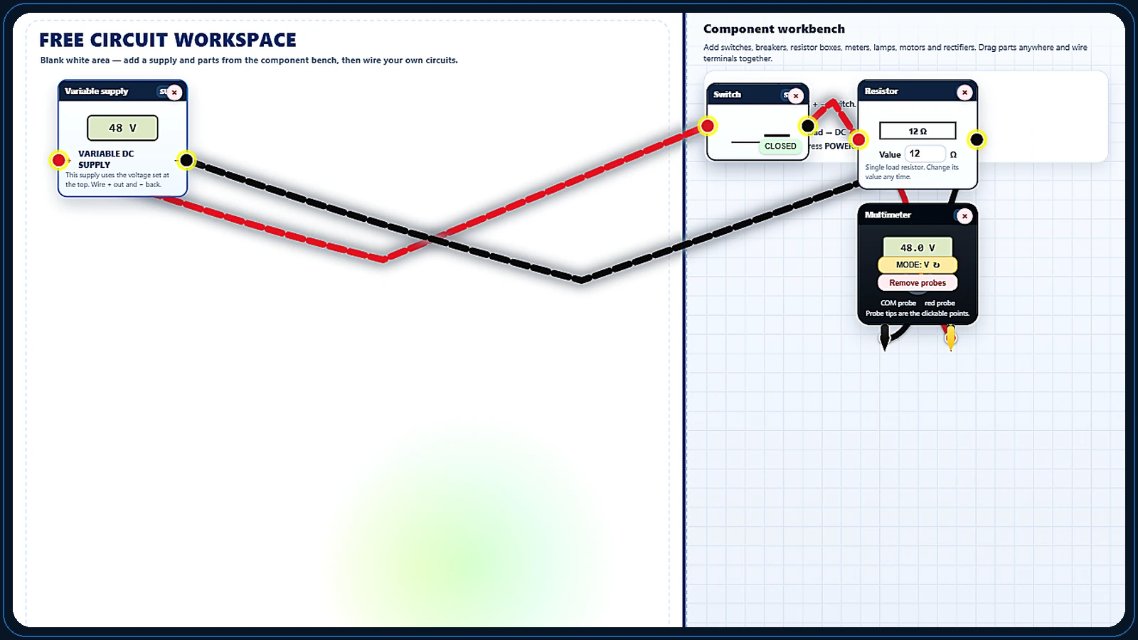 WireMate voltage measurement practice